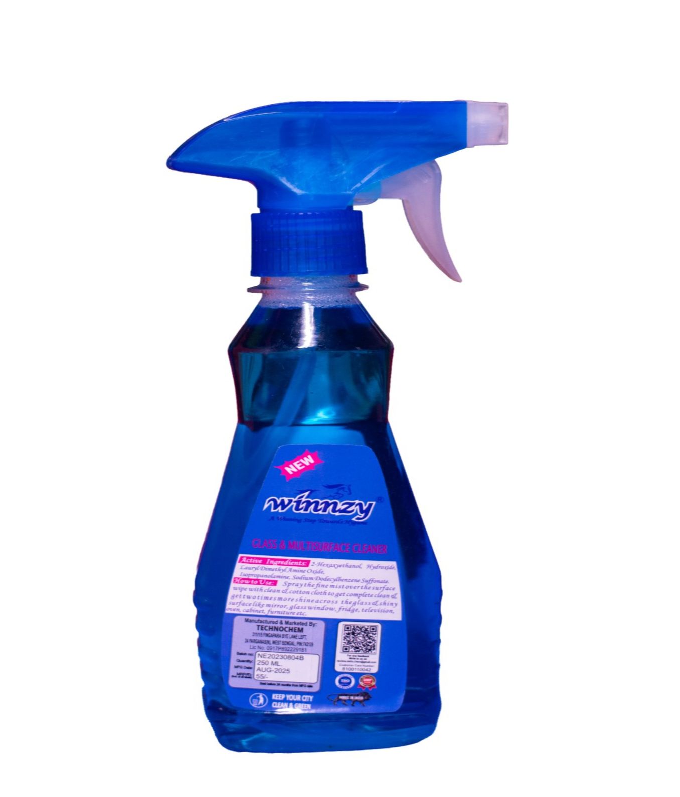 glass & multi surface cleaner spray – streak free fast acting cleaning solution | 250 ml glass & multi surface cleaner spray – streak free fast acting cleaning solution | 250 ml